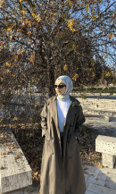 Carmen Fashion haki oversize trençkot