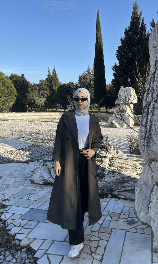 Carmen Fashion haki oversize trençkot