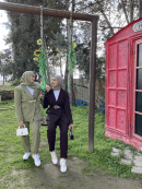 Carmen Fashion kemerli blazer takım