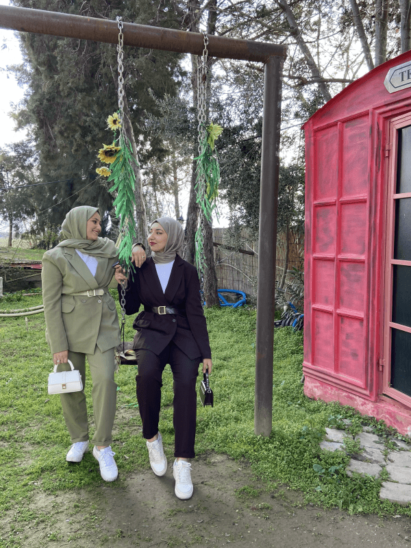 Carmen Fashion kemerli blazer takım - Görsel 4
