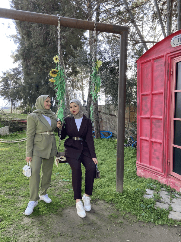 Carmen Fashion kemerli blazer takım - Görsel 7