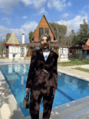 Carmen Fashion kemerli blazer takım
