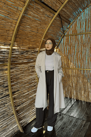 Carmen Fashion diz altı trençkot