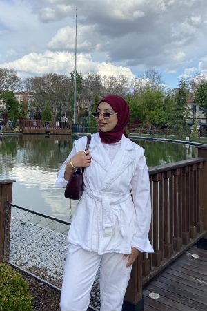 Carmen Fashion yelekli kot takım