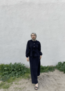 Carmen Fashion siyah tensel etekli takım