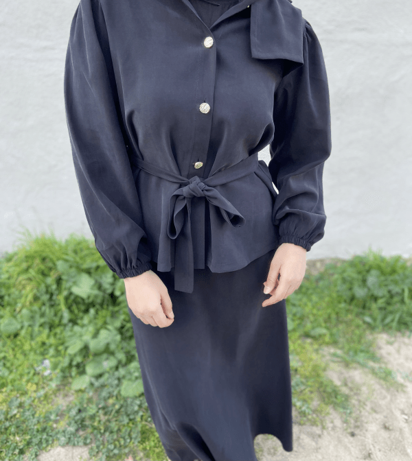 Carmen Fashion siyah tensel etekli takım - Görsel 6